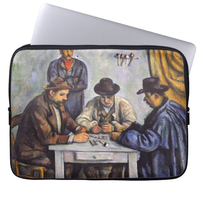 Paul Cezanne - The Card Players Laptop Sleeve (Front)