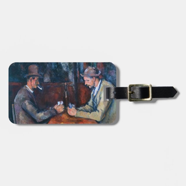Paul Cezanne - The Card Players Luggage Tag (Front Horizontal)