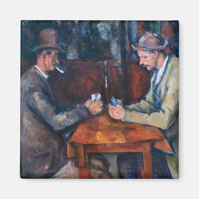 Paul Cezanne - The Card Players Magnet (Front)