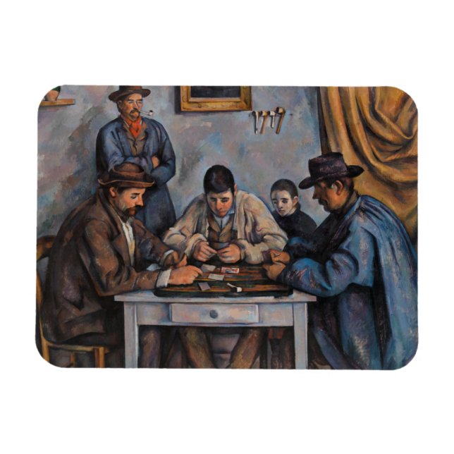 Paul Cezanne - The Card Players Magnet (Horizontal)