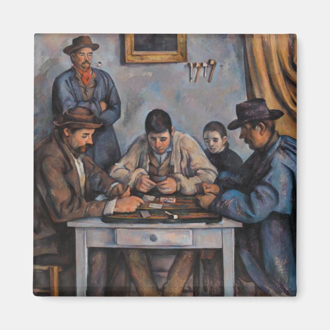 Paul Cezanne - The Card Players Magnet (Front)