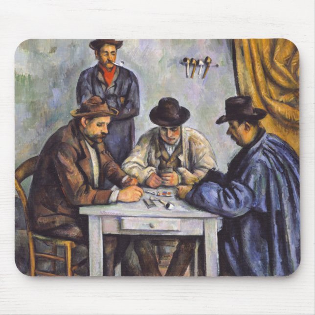 Paul Cezanne - The Card Players Mouse Mat (Front)
