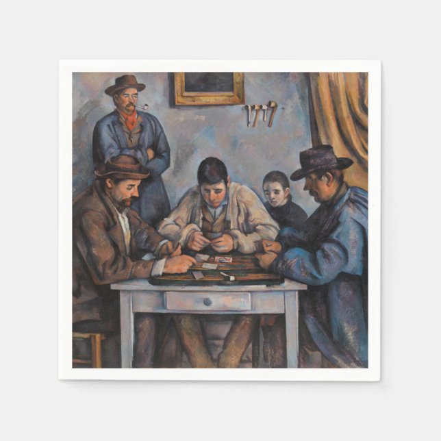 Paul Cezanne - The Card Players Napkin (Front)