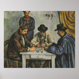 Paul Cezanne - The Card Players Poster