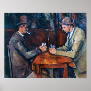 Paul Cezanne - The Card Players Poster