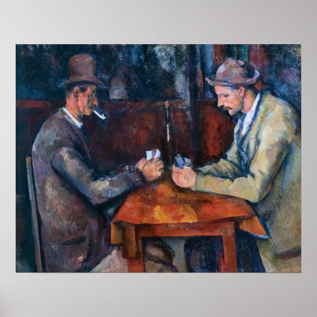 Paul Cezanne - The Card Players Poster (Front)