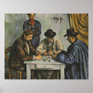 Paul Cezanne - The Card Players Poster