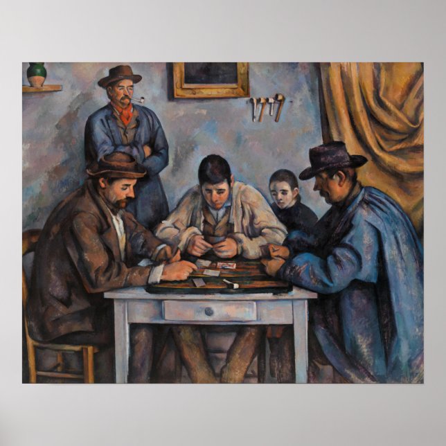Paul Cezanne - The Card Players Poster (Front)