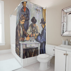 Paul Cezanne - The Card Players Shower Curtain