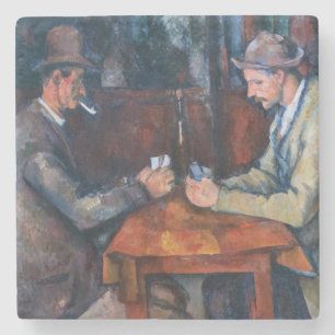 Paul Cezanne - The Card Players Stone Coaster