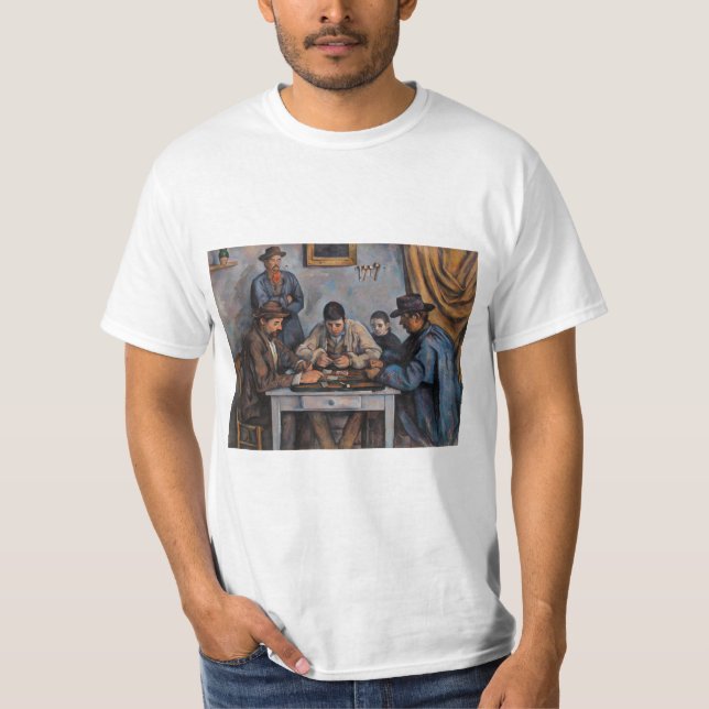 Paul Cezanne - The Card Players T-Shirt (Front)