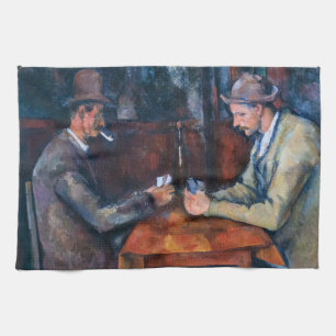 Paul Cezanne - The Card Players Tea Towel
