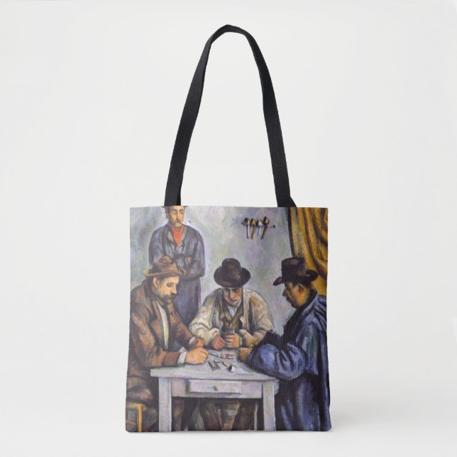 Paul Cezanne - The Card Players Tote Bag (Front)