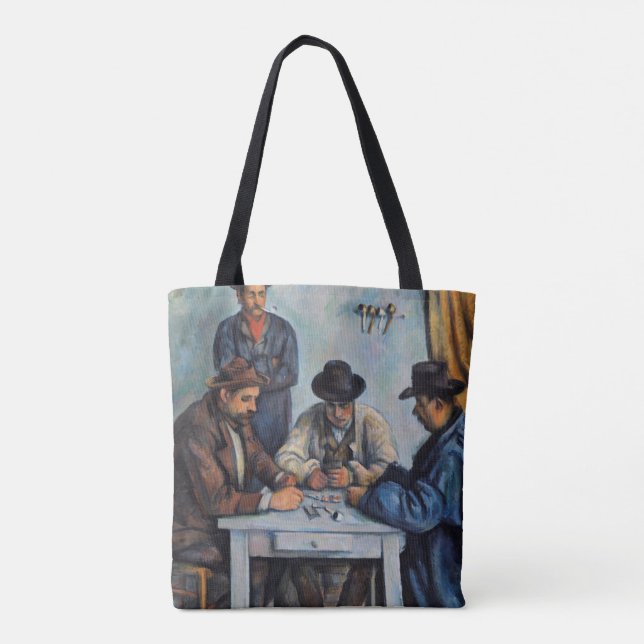 Paul Cezanne - The Card Players Tote Bag (Back)