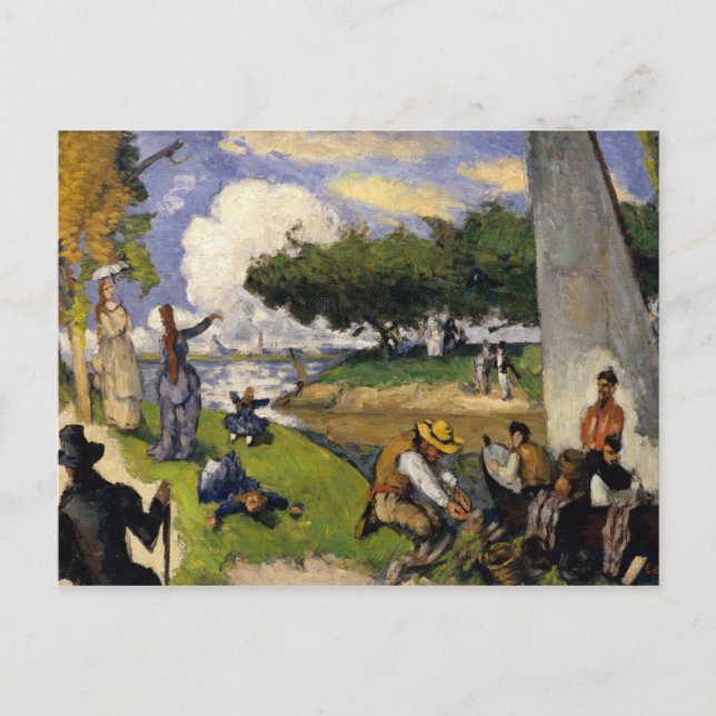 Paul Cezanne - The Fishermen Postcard (Front)