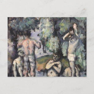 Paul Cezanne   The Five Bathers, c.1875-77 Postcard