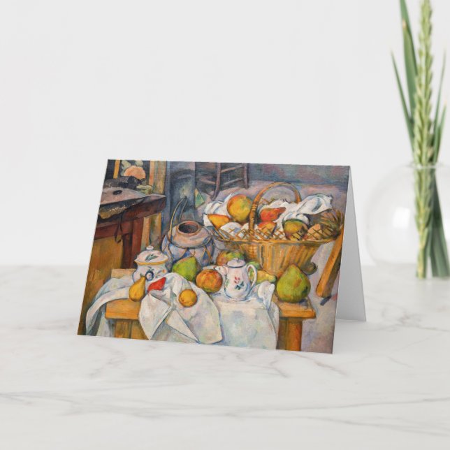 Paul Cezanne - The Kitchen Table Card (Front)