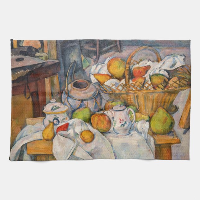 Paul Cezanne - The Kitchen Table Tea Towel (Horizontal)