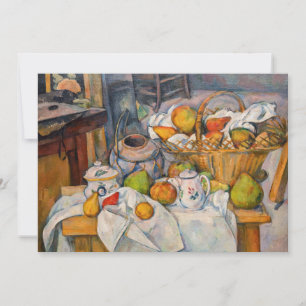 Paul Cezanne - The Kitchen Table Thank You Card