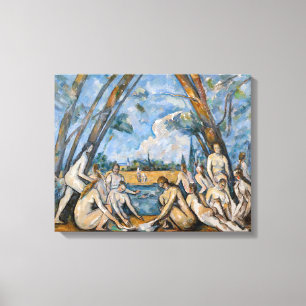 Paul Cezanne - The Large Bathers Canvas Print
