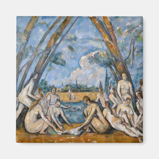 Paul Cezanne - The Large Bathers Magnet (Front)