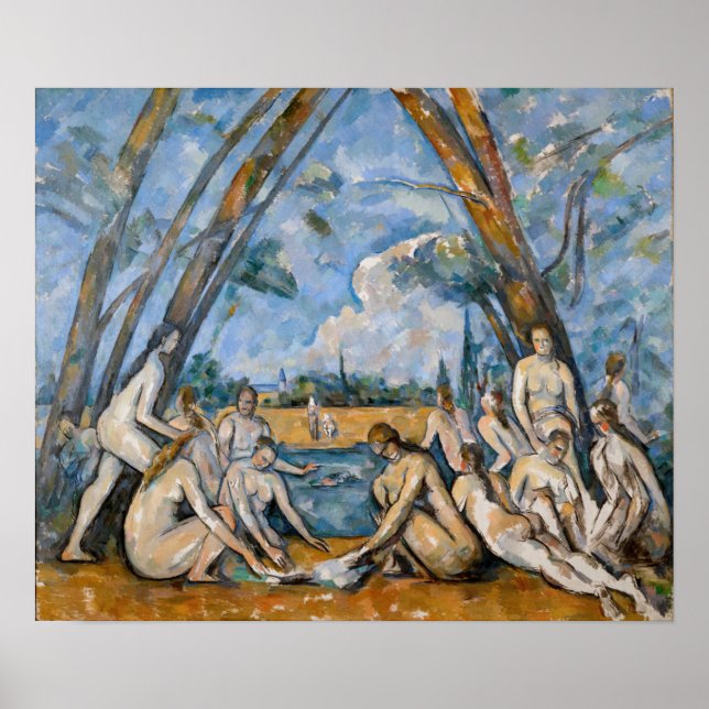 Paul Cezanne - The Large Bathers Poster (Front)