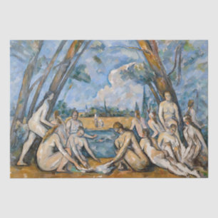 Paul Cezanne - The Large Bathers Tissue Paper