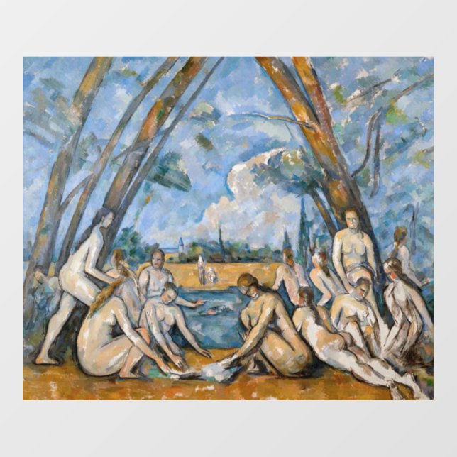 Paul Cezanne - The Large Bathers Window Cling (Sheet)