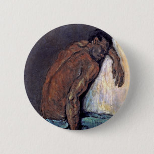 Paul Cezanne - The Negro Scipio Fine Art Painting 6 Cm Round Badge
