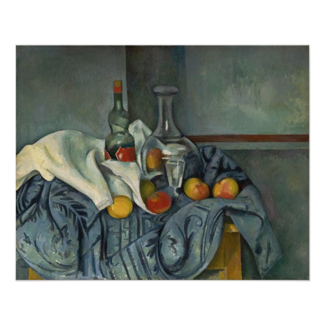 Paul Cezanne | The Peppermint Bottle, 1893-95 (oil Poster (Front)