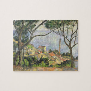 Paul Cezanne The Sea at l'Estaque, 1878 Jigsaw Puzzle