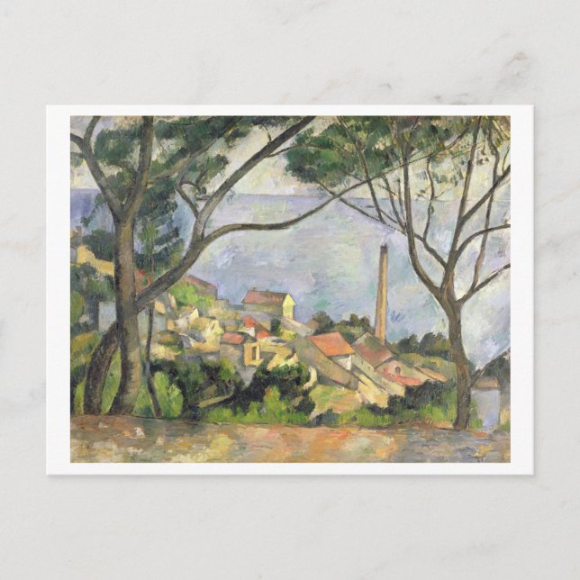 Paul Cezanne | The Sea at l'Estaque, 1878 Postcard (Front)