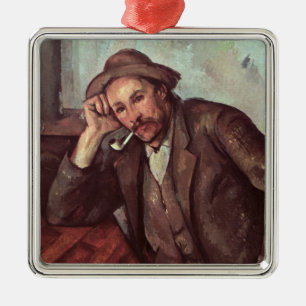 Paul Cezanne   The Smoker, 1891-92 Metal Tree Decoration