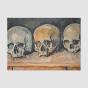 Paul Cezanne - The Three Skull Tissue Paper