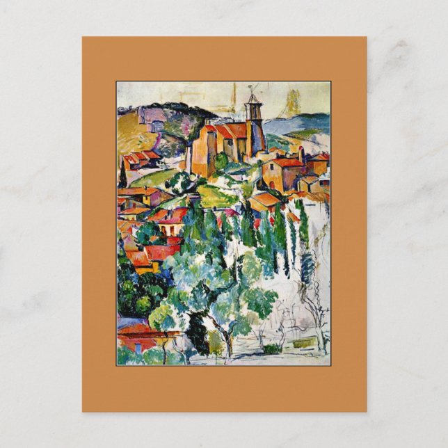 Paul Cezanne - The Village of Gardanne Postcard (Front)