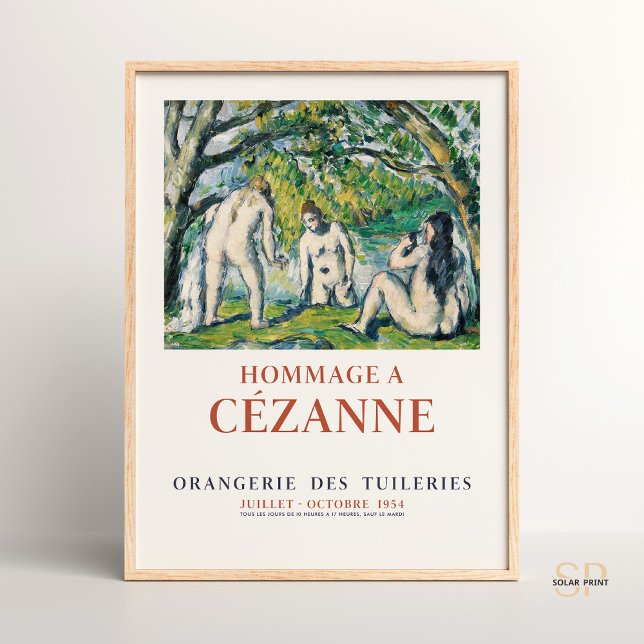 Paul Cézanne Three Bathers Impressionist Art Print (Creator Uploaded)