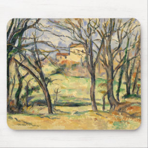 Paul Cezanne - Trees and Houses Mouse Mat