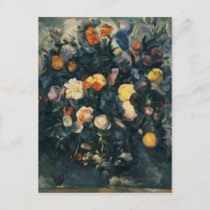 Paul Cezanne   Vase of Flowers, 19th Postcard