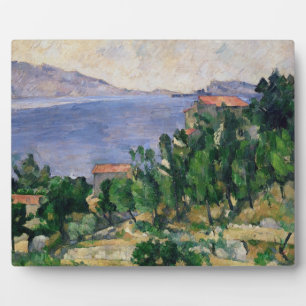 Paul Cezanne   View of Mount Marseilleveyre and th Plaque