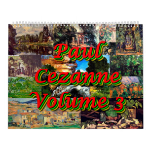 Paul Cezanne Volume 3 Calendar