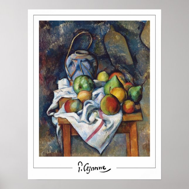 Paul Cézanne Zedign Art Poster #241 (Front)