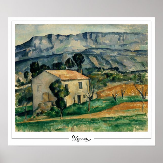 Paul Cézanne Zedign Art Poster #47 (Front)