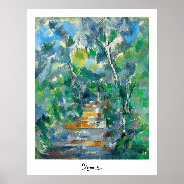 Paul Cézanne Zedign Art Poster #5 (Front)