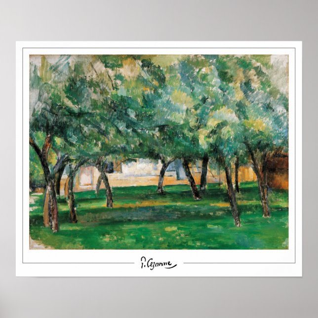 Paul Cézanne Zedign Art Poster #7 (Front)