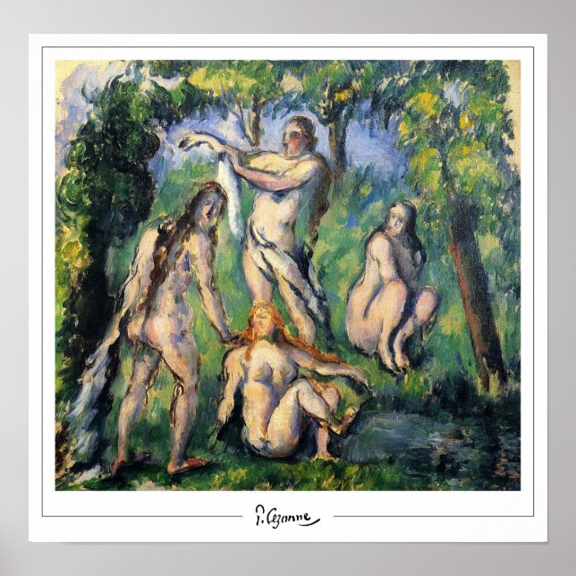 Paul Cézanne Zedign Art Poster #786 (Front)