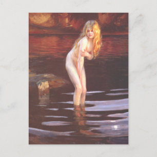 Paul Émile Chabas - Baigneuse (Bather) Postcard