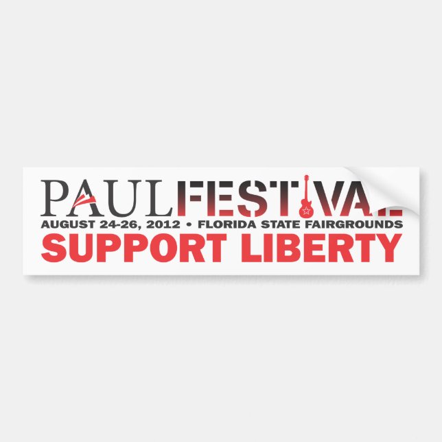 Paul Festival Bumper Sticker (Front)