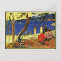 Paul Gaugin - A Seashore Postcard