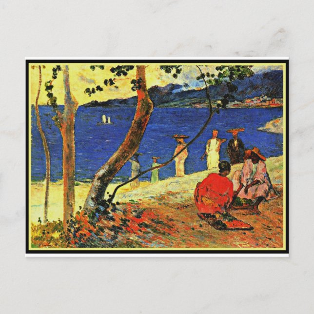 Paul Gaugin - A Seashore Postcard (Front)