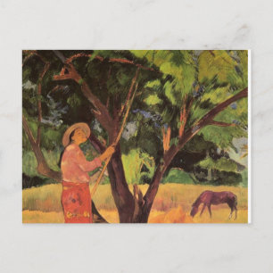 Paul Gaugin - The Lemon Picker Postcard